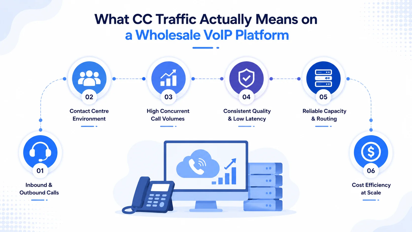 What CC Traffic Actually Means on a Wholesale VoIP Platform