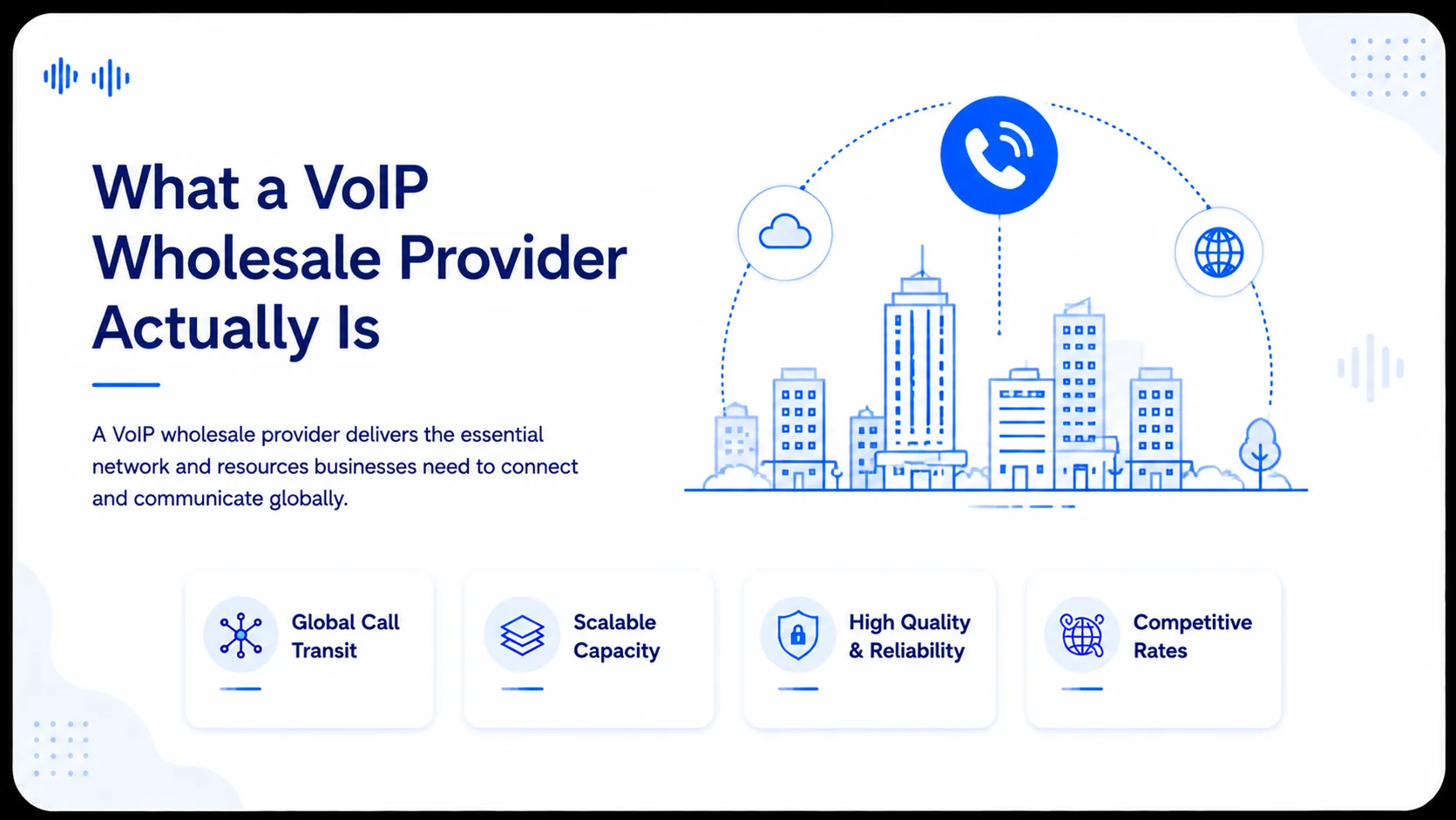 Reference chart — Route Quality Metrics for a VoIP Wholesale Provider