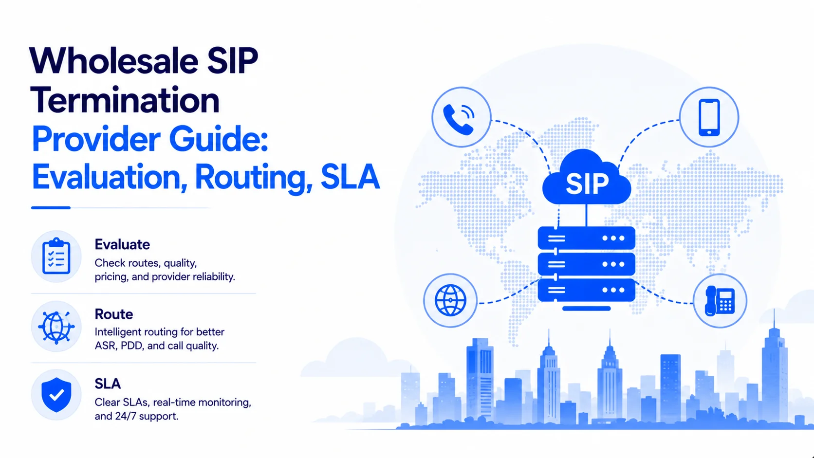 Wholesale SIP Termination Provider Guide: Evaluation, Routing, SLA