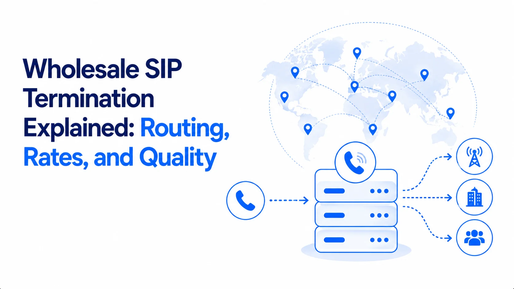 Wholesale SIP Termination Explained: Routing, Rates, and Quality