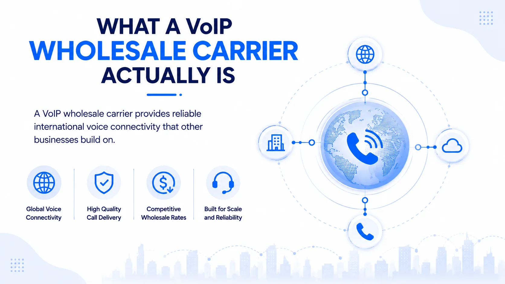 VoIP Wholesale Carrier in 2026: What Carriers Do, How They Interconnect, How to Pick One — figure 1